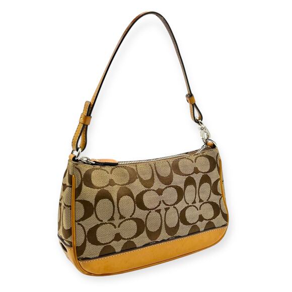 Coach Brown and Tan Mini Bag - Picture 10 of 11